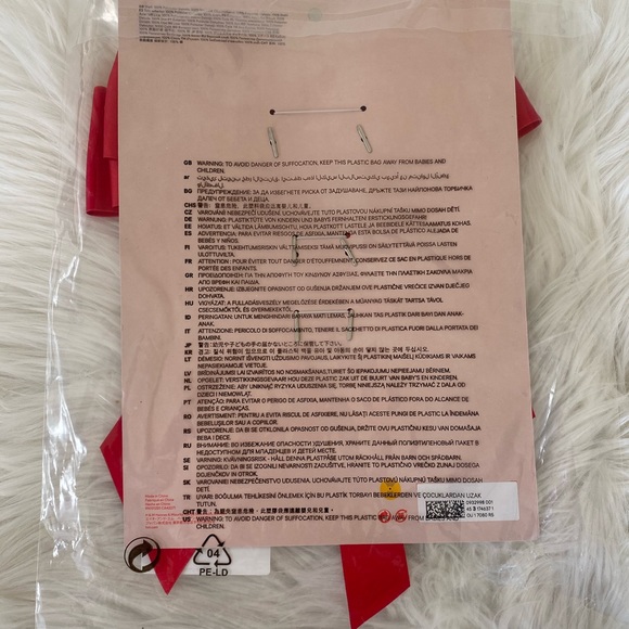 Simone Rocha H&M 3-pack Bow Hair Clips RED - Picture 5 of 8